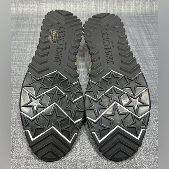 Jimmy Choo Verona Embellished Knit Slip On Sneakers EU 36 - Picture 7 of 10